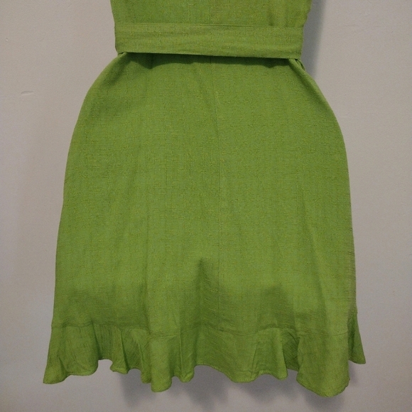 Lulu's - Sunny Day Style Ruffled Mini Wrap Dress - Picture 11 of 16